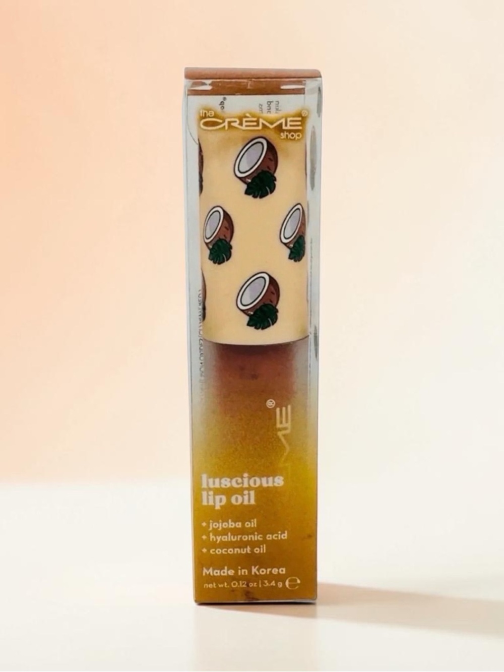 🥥 Crème Shop Luscious Lip Oil – Coconut Hydrating Gloss 🥥